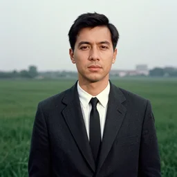 a portrait of a character in a scenic environment by Garry Winogrand