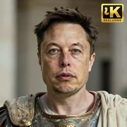 photo of elon musk as a roman emperor, portrait, clear face, in focus, 4 k, cinematic,