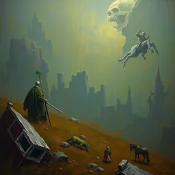 sir gawain and the green knight. a 2 4. artgerm. high detail scene. beksinski. ultrarealism. oil on canvas