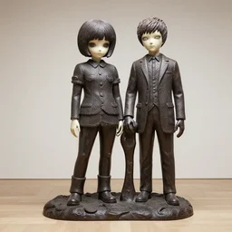 sculpture by junji ito and jeff koons