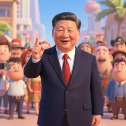 xi jinping in pixar movie, hd, official trailer