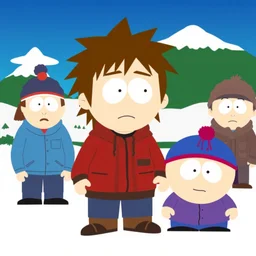 south park scene of yugi moto guest starring in south park