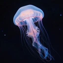 Photo of a jellyfish in space