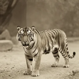 an old photo of a tiger general