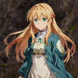 violet evergarden, highly detailed painting by gaston bussiere, craig mullins, j. c. leyendecker 8 k