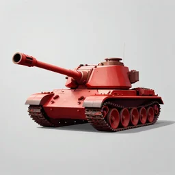 modern logo of a tank for a game company. red