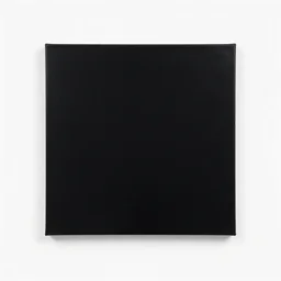 filled square canvas of the deepest color black by karl gerstner, solid color, full frame, 8 k scan