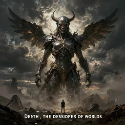 Now I have become Death, the destroyer of worlds, artwork by artgerm, art by Marc Simonetti