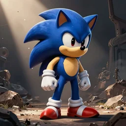 sonic the hedgehog illustration, art by hr giger