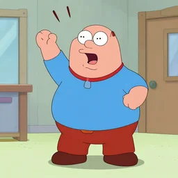 peter griffin hitting the woah