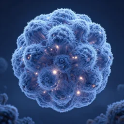 mandelbulb mycelium hoarfrost 8 k resolution volumetric lighting, good wizard arrival