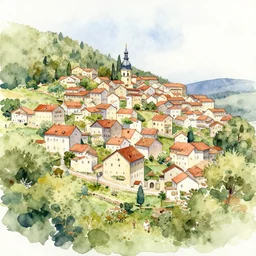 acuarela kapeluz
