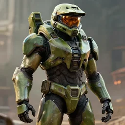 a photo of a male android in halo reach