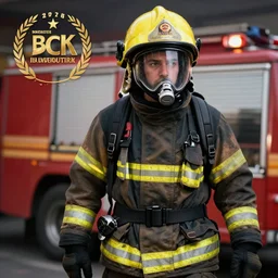 firefighter, fantasy, highly detailed, 4 k, hdr, smooth, sharp focus, high resolution, award - winning photo, artgerm, photorealistic