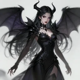 ! dream queen of darkness, highly detailed, artgerm style, artstation, soft light, sharp focus, illustration, character design, concept art