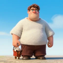 ed boon as a pixar disney character from up ( 2 0 0 9 ), unreal engine, octane render, 3 d render, photorealistic