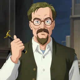 walter white as an anime villain