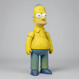 ron mueck sculpture of homer simpson
