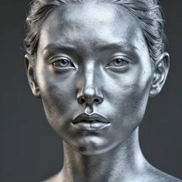 art silver skin girl beautiful face, close up peter mohrbacher, featured on artstation, octane render, cinematic, rugged, intricate, 8 k