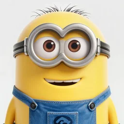 close up portrait of a minion, award winning