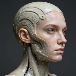 portrait of viking, cyborg, real life skin, intricate, elegant, highly detailed, artstation, concept art, smooth, sharp focus, art by artgerm and greg rutkowski and alphonse mucha