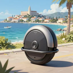 concept art a onewheel product, near saint - martin lagoon, by aenaluck, artgerm and roberto ferri and greg rutkowski, digital painting, artstation, concept art, smooth, sharp foccus ilustration hq