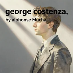 “ george costanza, by alphonse mucha ”