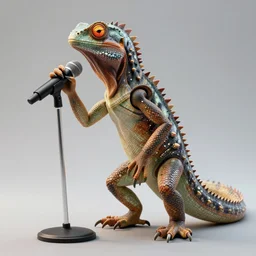 Reptilian Singer, High resolution, 8K