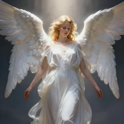 Angel of light, highly detailed, digital painting, artstation, concept art, smooth, sharp focus, illustration, Unreal Engine 5, 8K, art by artgerm and greg rutkowski and alphonse mucha