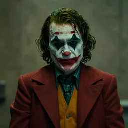 Film still of the Joker from The Dark Knight (2008), in the movie Batman (1989)