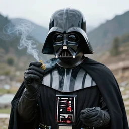 darth vader smoking weed in kasol, himachal