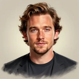 chris pratt caricature!!! portrait