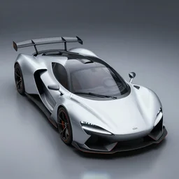 render of futuristic supercar, clean, realistic, detailed