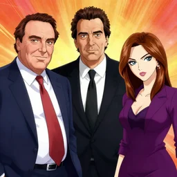 Silvio Berlusconi, Salvini and Giorgia Meloni in Jojo bizarre adventures