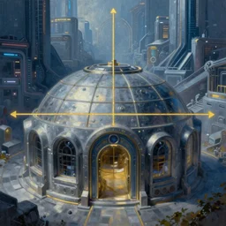 an epic painting bunker, oil on canvas, cold colors, perfect composition, golden ratio, beautiful detailed, photorealistic, digital painting, artstation, concept art, smooth, sharp focus, illustration, cyberpunk background, artstation trending, octane render, unreal engine