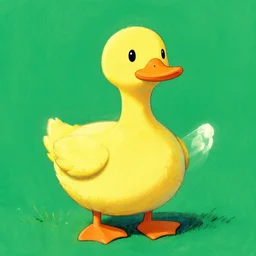 happy duck by peter max