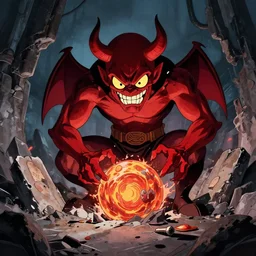 cartoon of the demon core accident