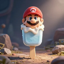 super mario ice cream pop