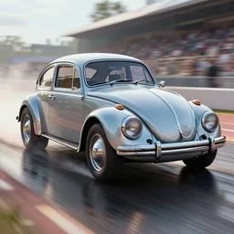 epic professional digital art of Volkwagen Beeltes drag racing ,best on artstation, cgsociety, wlop, Behance, pixiv, astonishing, impressive, outstanding, epic, cinematic, stunning, gorgeous, concept artwork, much detail, much wow, masterpiece.