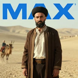 Kurdish shepherd wearing Kurdish clothes in a movie directed by Christopher Nolan, movie still frame, promotional image, imax 70 mm footage