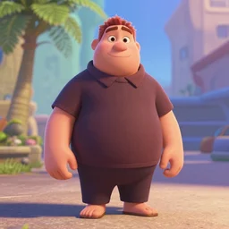 mr. clean in the style of pixar