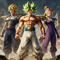 broly, art by artgerm and greg rutkowski and magali villeneuve, d & d, fantasy, highly detailed, digital painting, trending on artstation, concept art, sharp focus, illustration