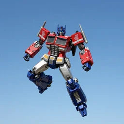 Awe inspiring flight shot of Jetfire from Transformers on a clear sunny day with a blue sky, Robot Model Kit, DX Chogokin, Bandai, Jetfire!!!!!, Transformers!!!!!!!!!!!!!, Transformers Armada!!!!!, Skyfire, Jet parts, Intricate, Robot made of Jet Parts, Fuselage, Battroid Mode, Zone of Enders, Anime Robots, Mecha Anime, Anime, Robots, Robot, Robot Mode, 8k, ultra realistic, illustration, splash art, rule of thirds, good value control