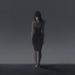 lonely woman, extremely detailed, sharp focus, wide view, full body shot, smooth, digital illustration, by, james jean, by rossdraws, frank franzzeta, sakimichan, jeremy lipking