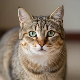 a hybrid cat - muffin