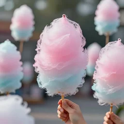 cotton candy pareidolia, unreal engine