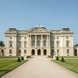 a palace in classical style