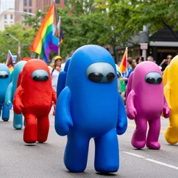 among us gay pride parade