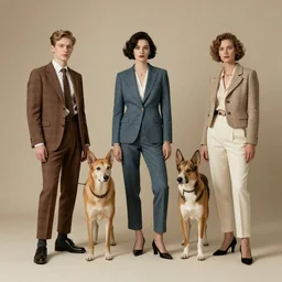 menagerie. style: retro futurism