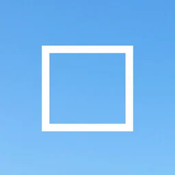 solid square in sky blue color